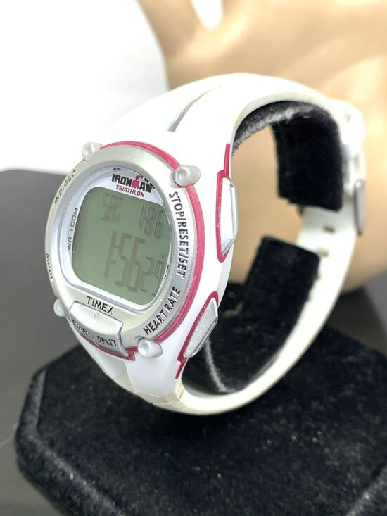 Timex Women\'s Watch T5K443 Ironman Triathlon Quartz Digital White Resin 36mm main image 13